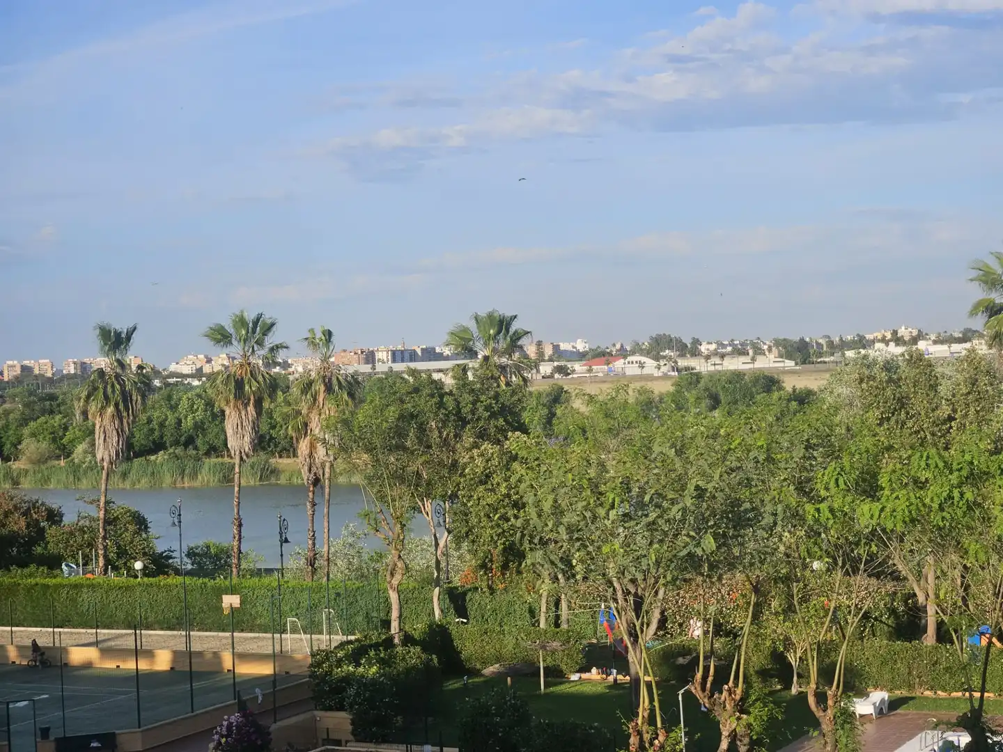 Garden of Flat for sale in San Juan de Aznalfarache  with Air Conditioner and Community pool