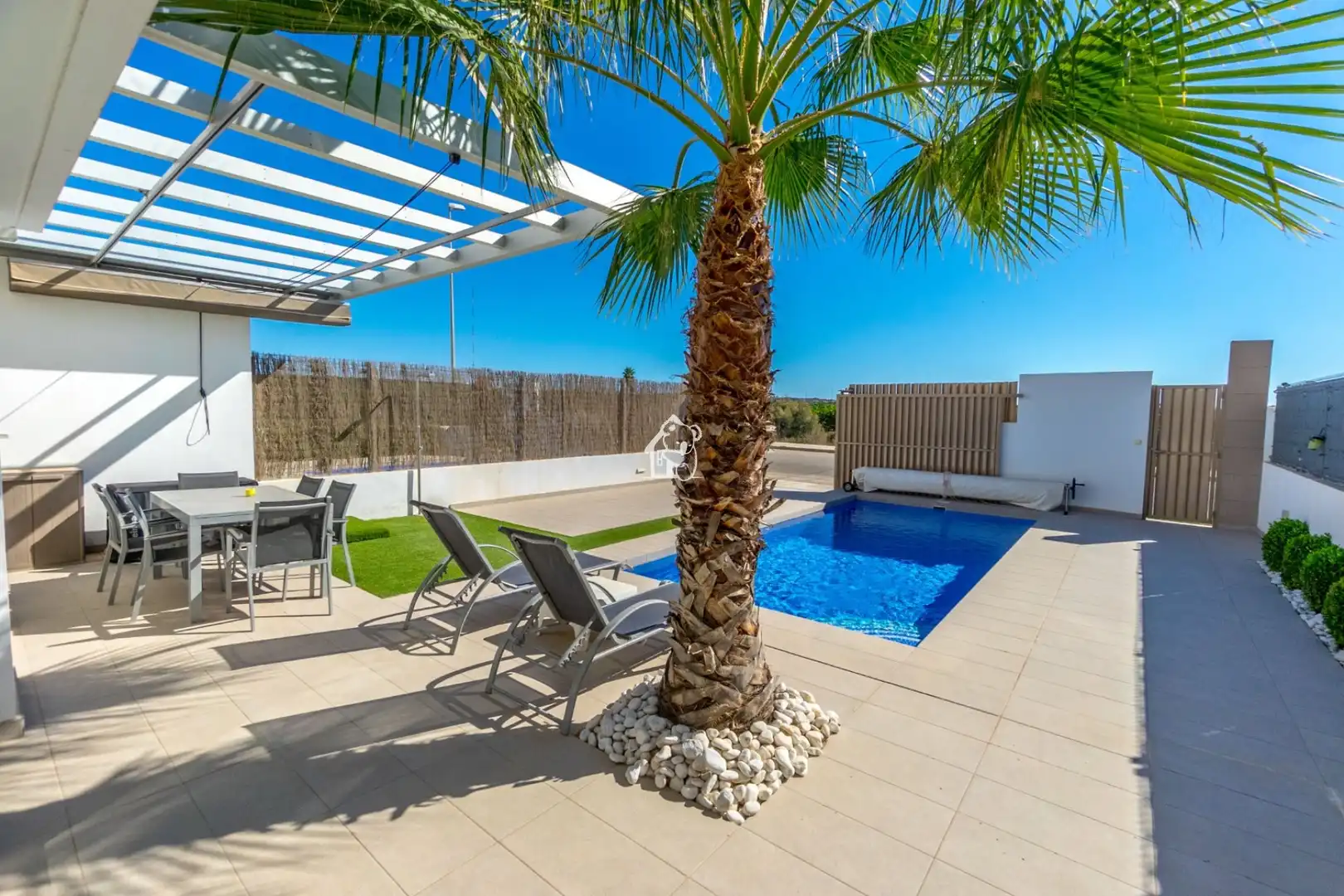 Terraza de Casa o chalet de alquiler en Guardamar del Segura con Aire acondicionado, Jardín privado y Terraza