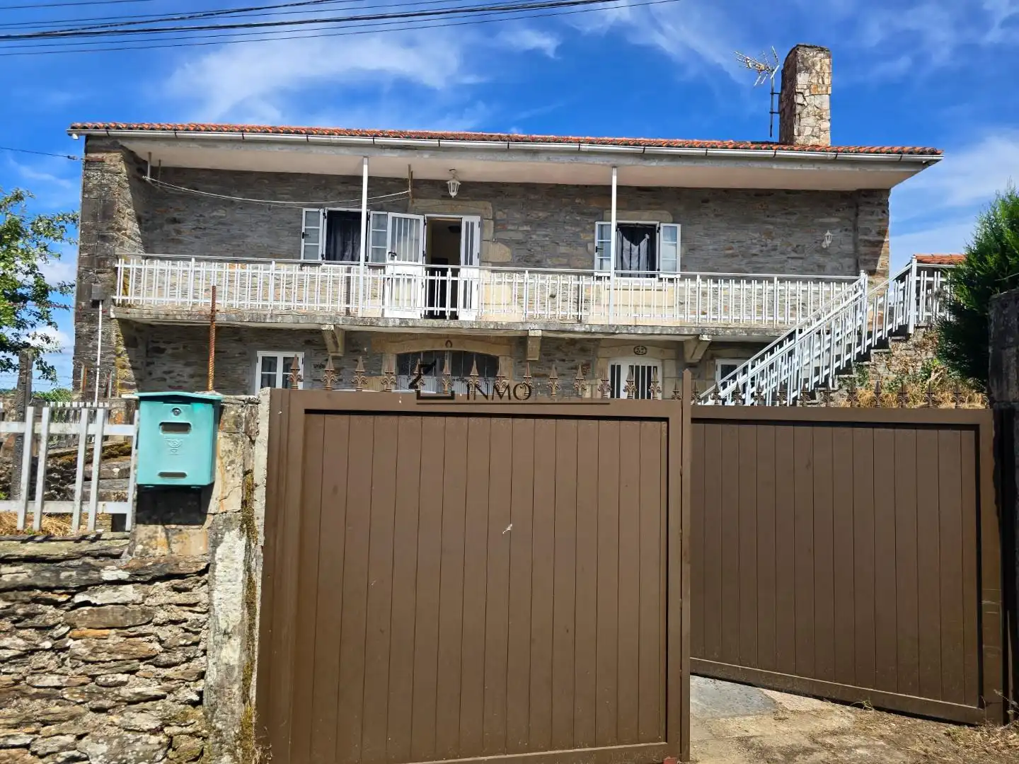 Vista exterior de Casa o xalet en venda en Forcarei amb Calefacció, Jardí privat i Terrassa