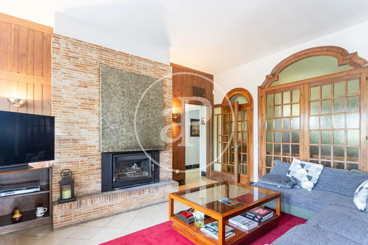 Living room of Houses for sale in Terrassa  with Heating, Private garden and Terrace