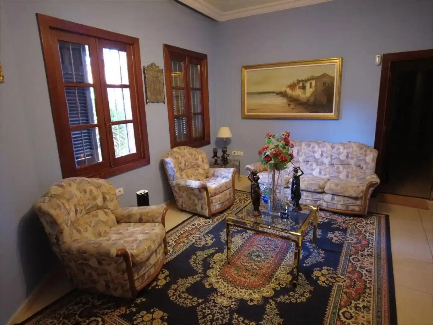 Sala d'estar de Casa o xalet de lloguer en Tacoronte amb Parquet, Traster i Moblat