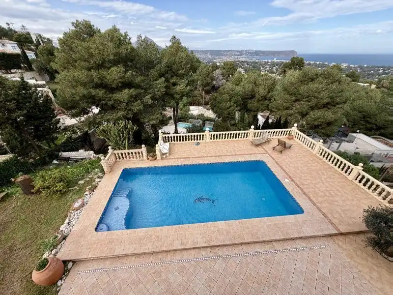 Piscina de Casa o chalet de alquiler en Jávea / Xàbia con Aire acondicionado, Calefacción y Jardín privado