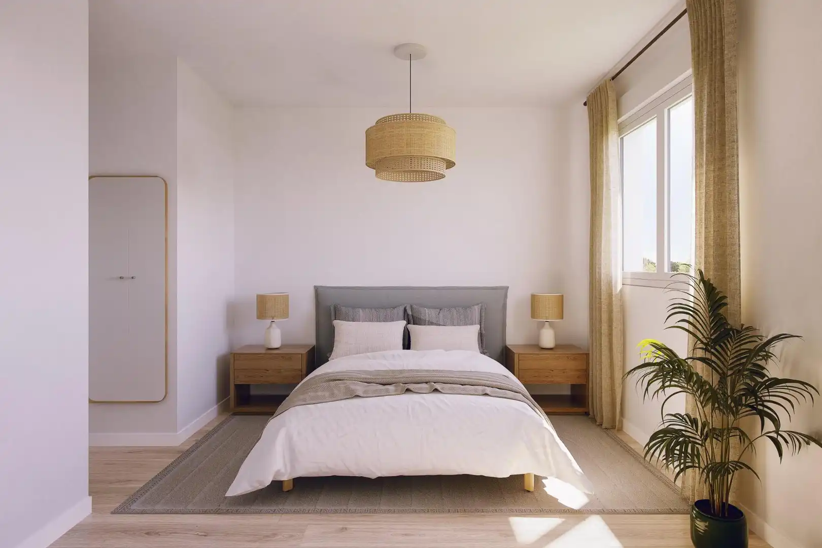 Dormitori de Apartament en venda en Málaga amb Aire condicionat, Calefacció i Jardí privat
