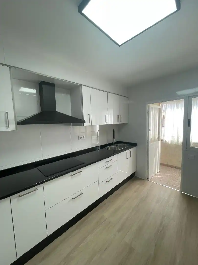 Kitchen of Flat for sale in Ferrol  with Oven, Washing machine and Microwave