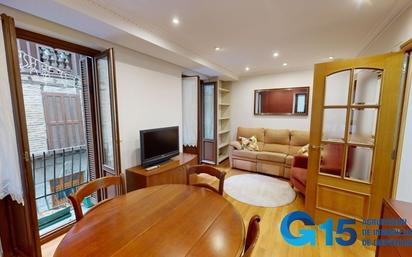 Living room of Flat for sale in Hernani  with Heating, Storage room and Furnished