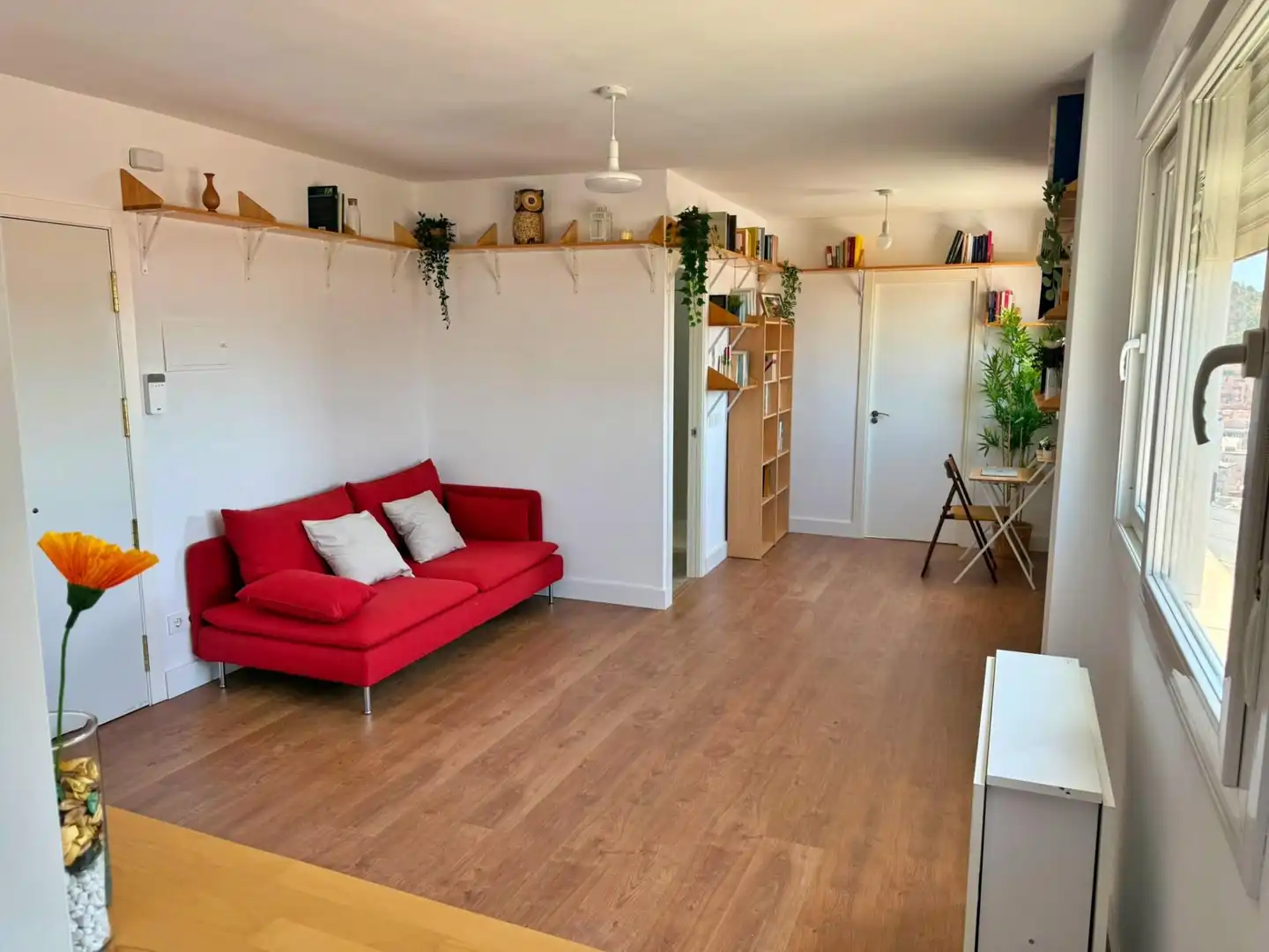 Sala de estar de Ático en venta en Málaga con Aire acondicionado, Calefacción y Parquet