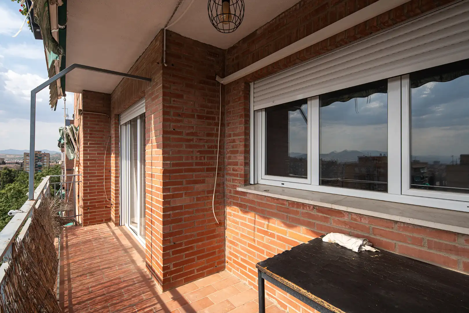 Balcony of Flat for sale in Granada  with Air Conditioner, Parquet flooring and Terrace