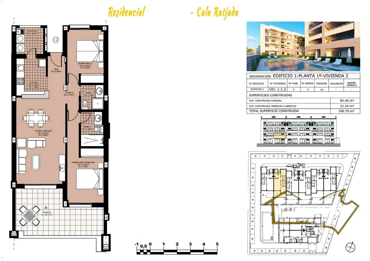 Flat for sale in Capdepera  with Air Conditioner, Private garden and Storage room