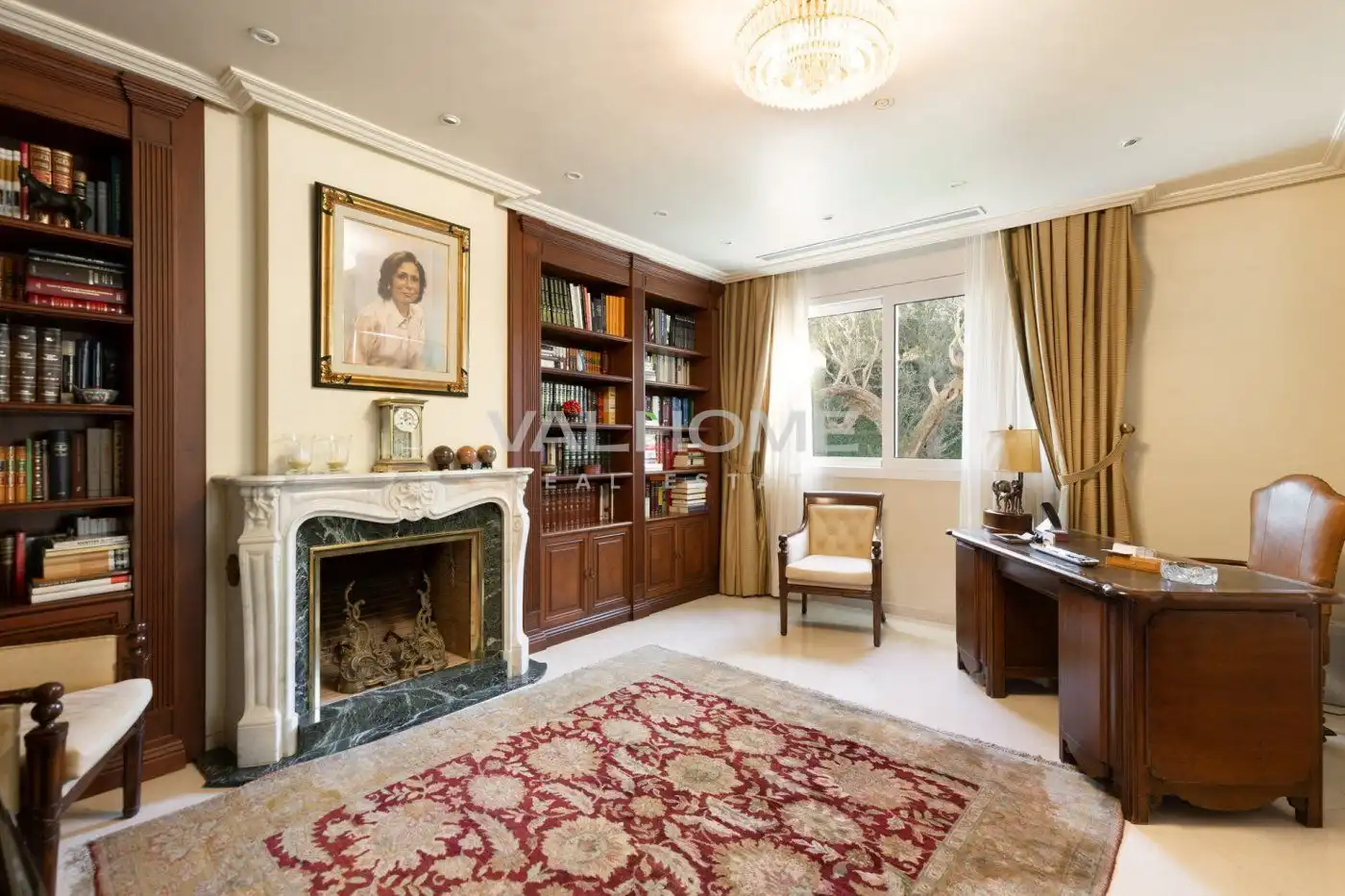 Sala de estar de Casa o chalet en venta en Sant Cugat del Vallès con Aire acondicionado, Calefacción y Jardín privado