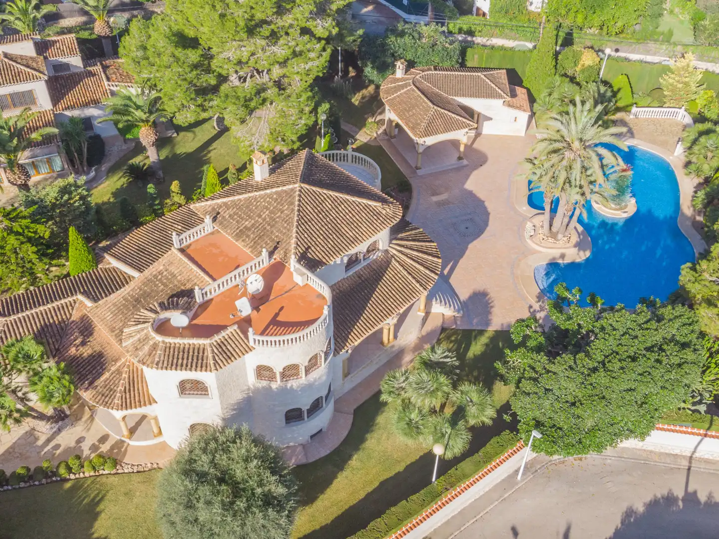 Vista exterior de Casa o xalet en venda en Jávea / Xàbia amb Aire condicionat, Jardí privat i Terrassa