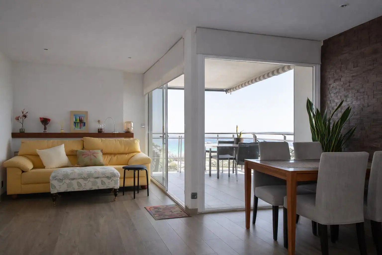Sala de estar de Ático en venta en Cabrera de Mar con Balcón y Piscina comunitaria