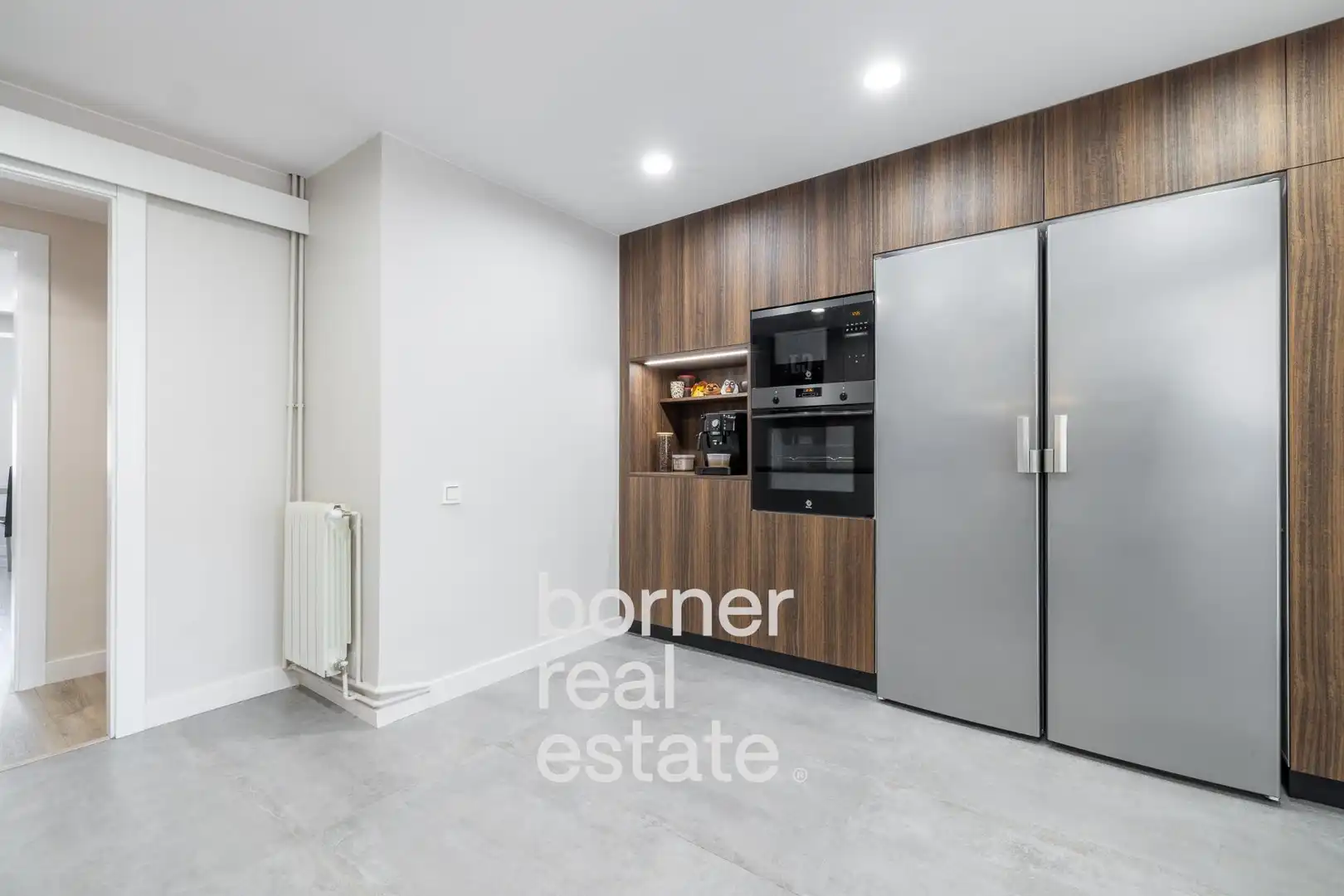 Küche von Wohnung zum Verkauf in Rubí mit Heizung, Parkett und Balkon