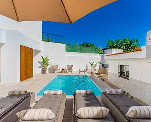 Swimming pool of Single-family semi-detached for sale in El Rosario  with Terrace and Swimming Pool