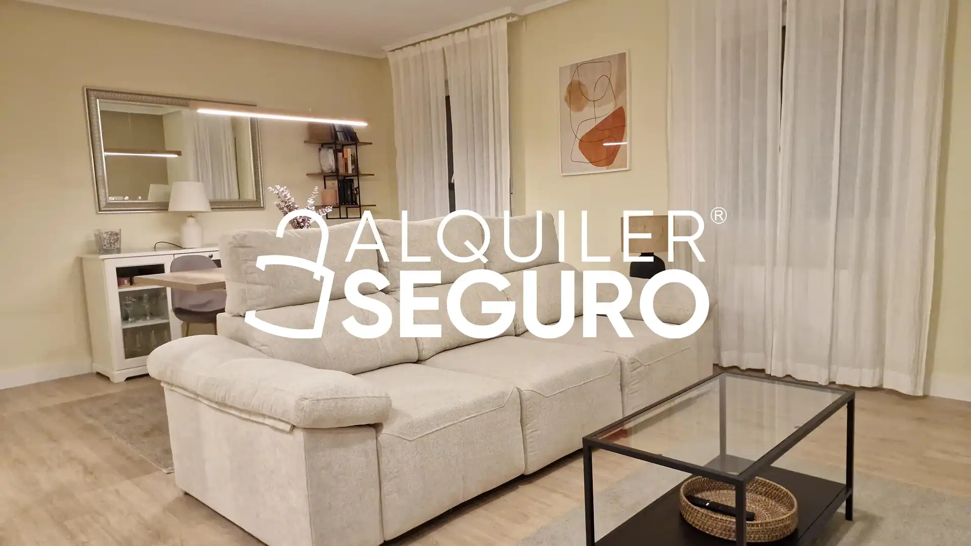 Sala de estar de Piso de alquiler en Getxo  con Calefacción y Amueblado