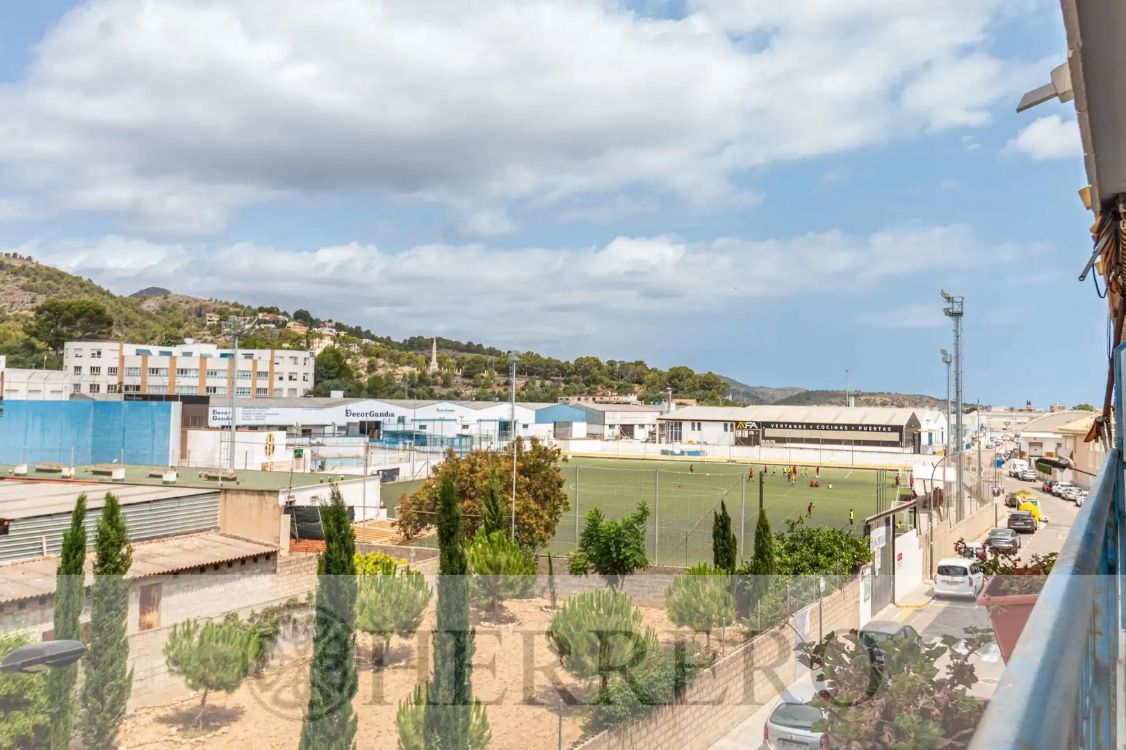 Vista exterior de Pis en venda en El Real de Gandia amb Aire condicionat, Calefacció i Moblat