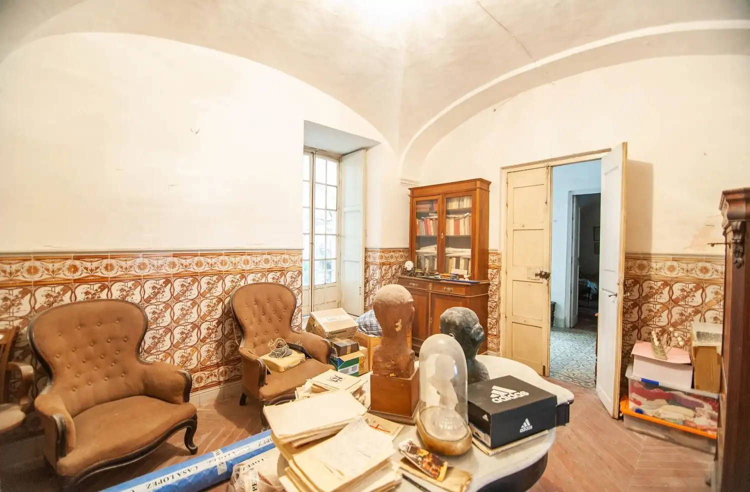 Sala de estar de Casa o chalet en venta en Arcos de la Frontera con Calefacción y Terraza