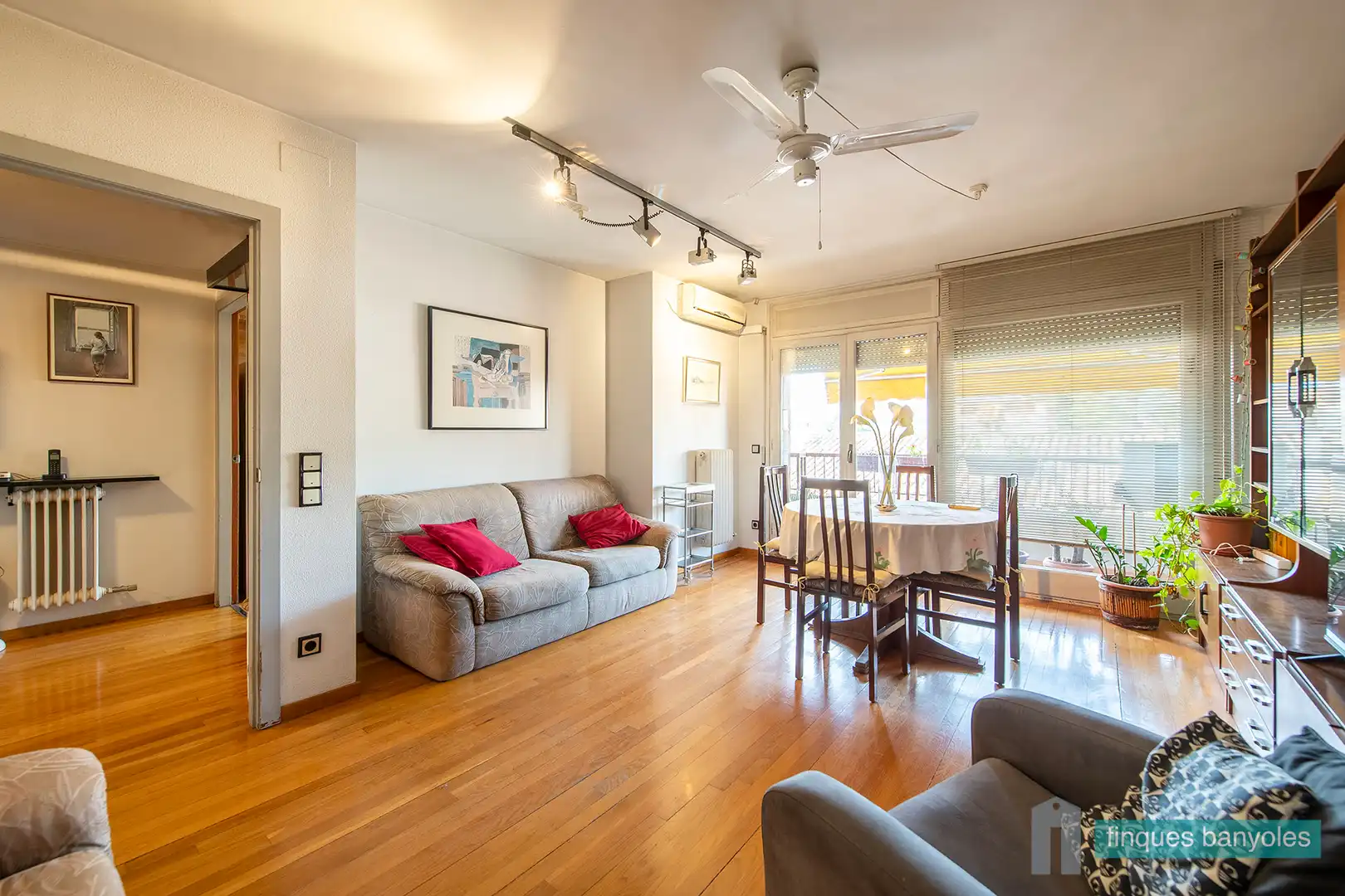 Sala de estar de Piso en venta en Banyoles con Aire acondicionado, Calefacción y Terraza