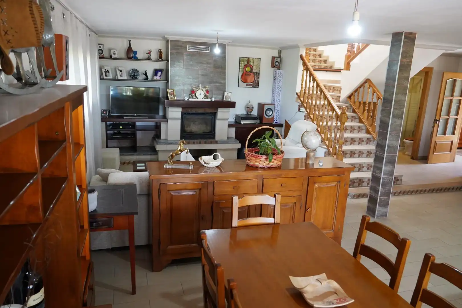 Wohnzimmer von Country house zum Verkauf in Granollers mit Klimaanlage, Privatgarten und Terrasse