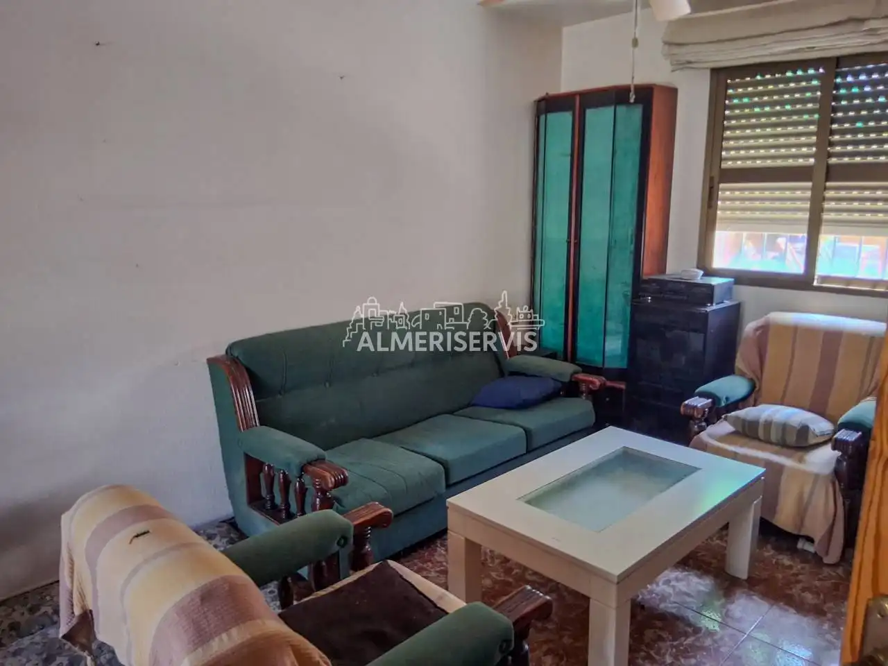 Sala de estar de Casa adosada en venta en El Ejido con Aire acondicionado, Terraza y Amueblado