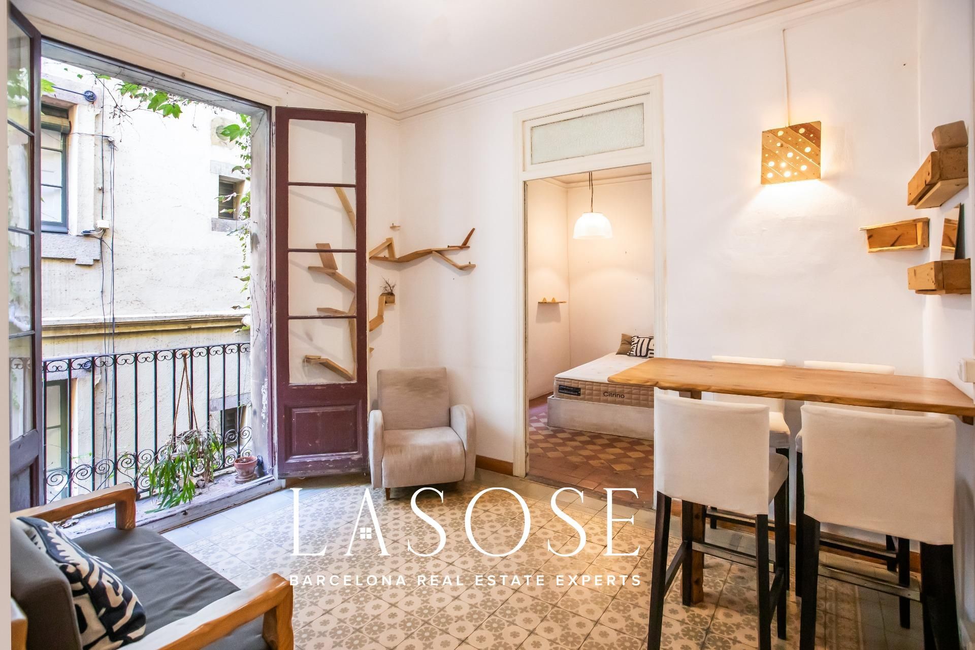 Bedroom of Flat for sale in  Barcelona Capital