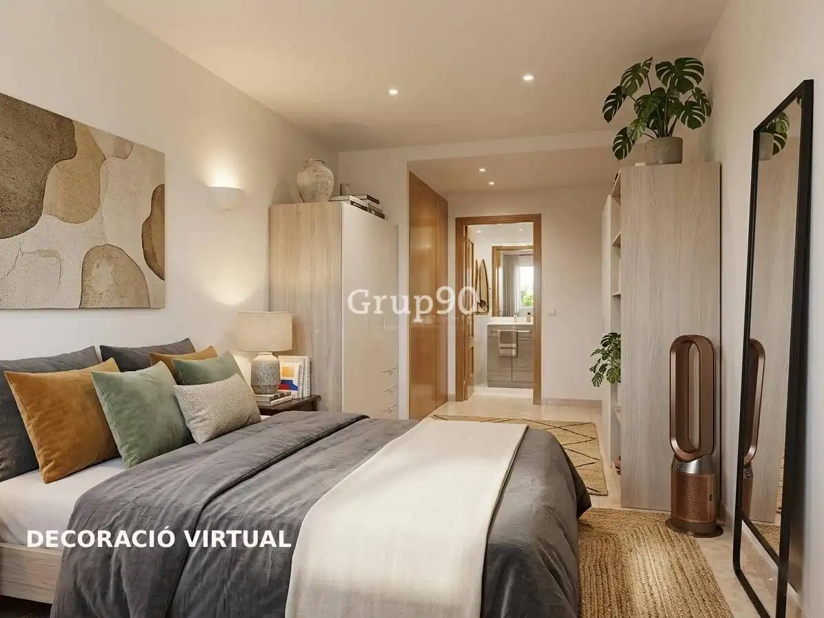 Schlafzimmer von Wohnungen zum Verkauf in Lleida mit Heizung und Balkon