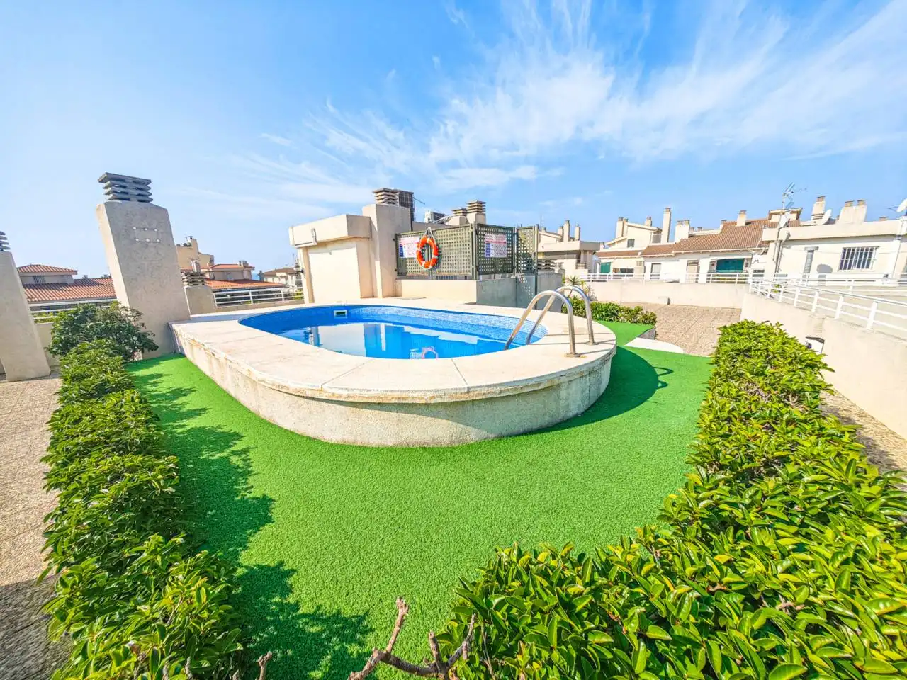 Piscina de Pis de lloguer en Cambrils amb Aire condicionat, Calefacció i Terrassa