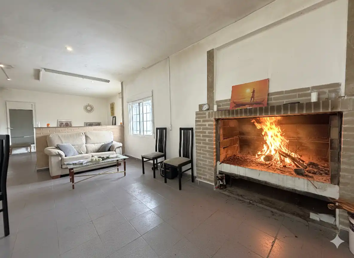 Sala de estar de Casa o chalet en venta en Estivella con Jardín privado, Terraza y Piscina