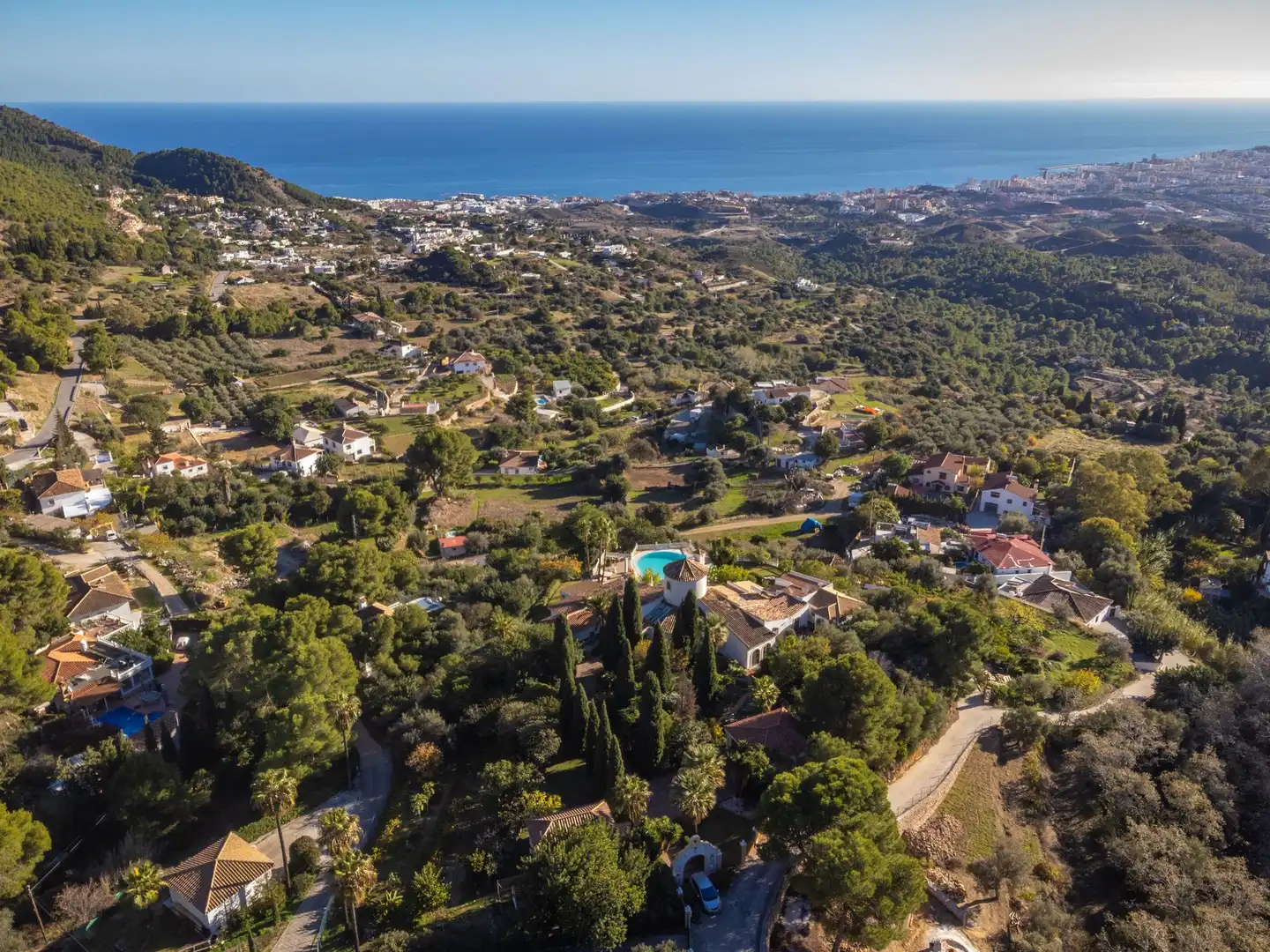 Vista exterior de Casa o xalet en venda en Mijas amb Terrassa