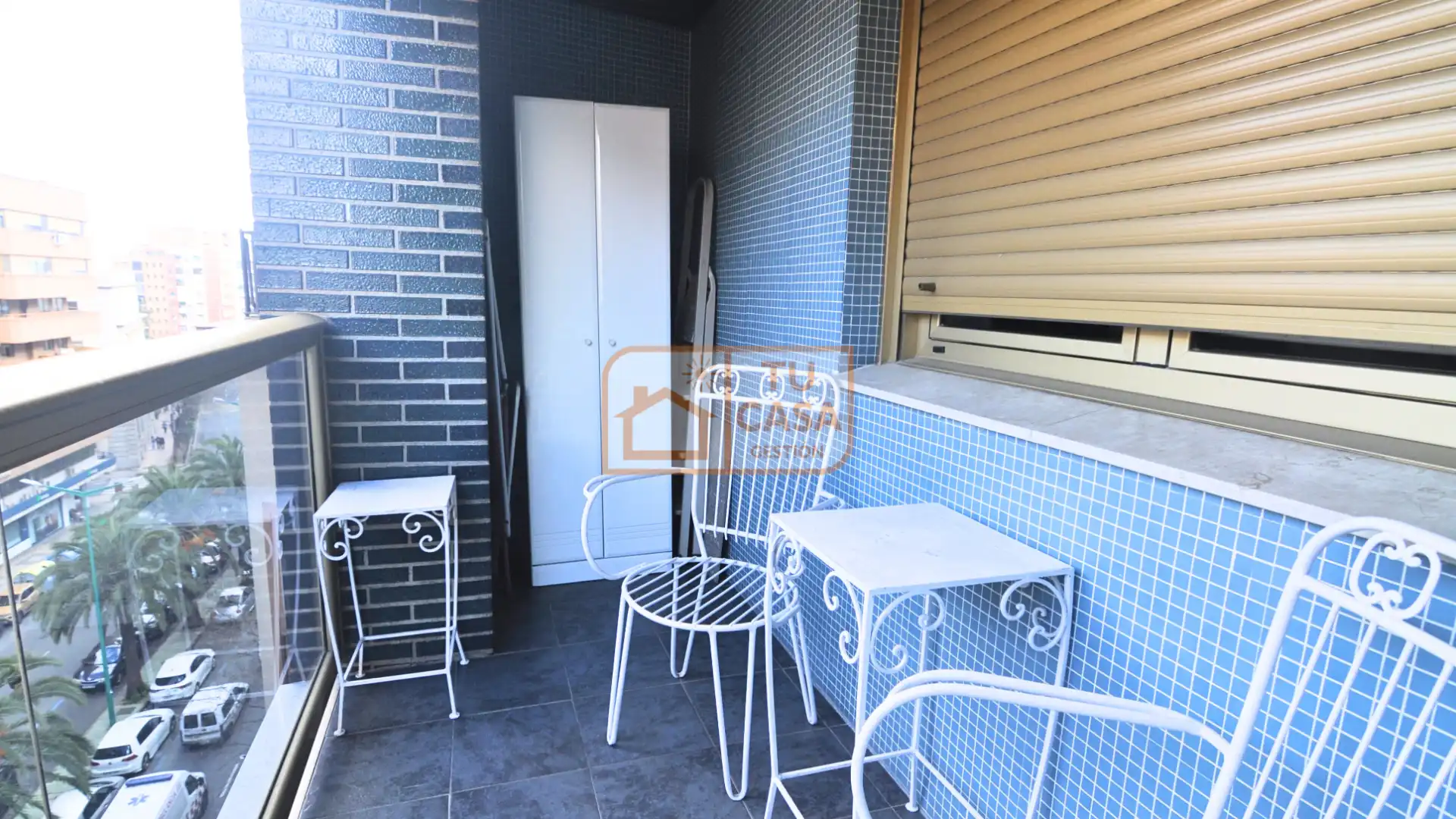 Terraza de Piso de alquiler en Cáceres Capital con Aire acondicionado, Calefacción y Parquet