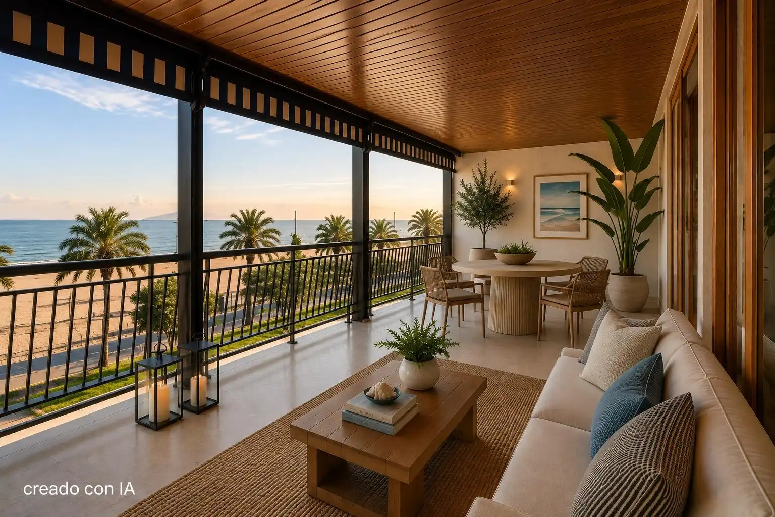 Terraza de Apartamento en venta en Gandia con Calefacción, Jardín privado y Terraza