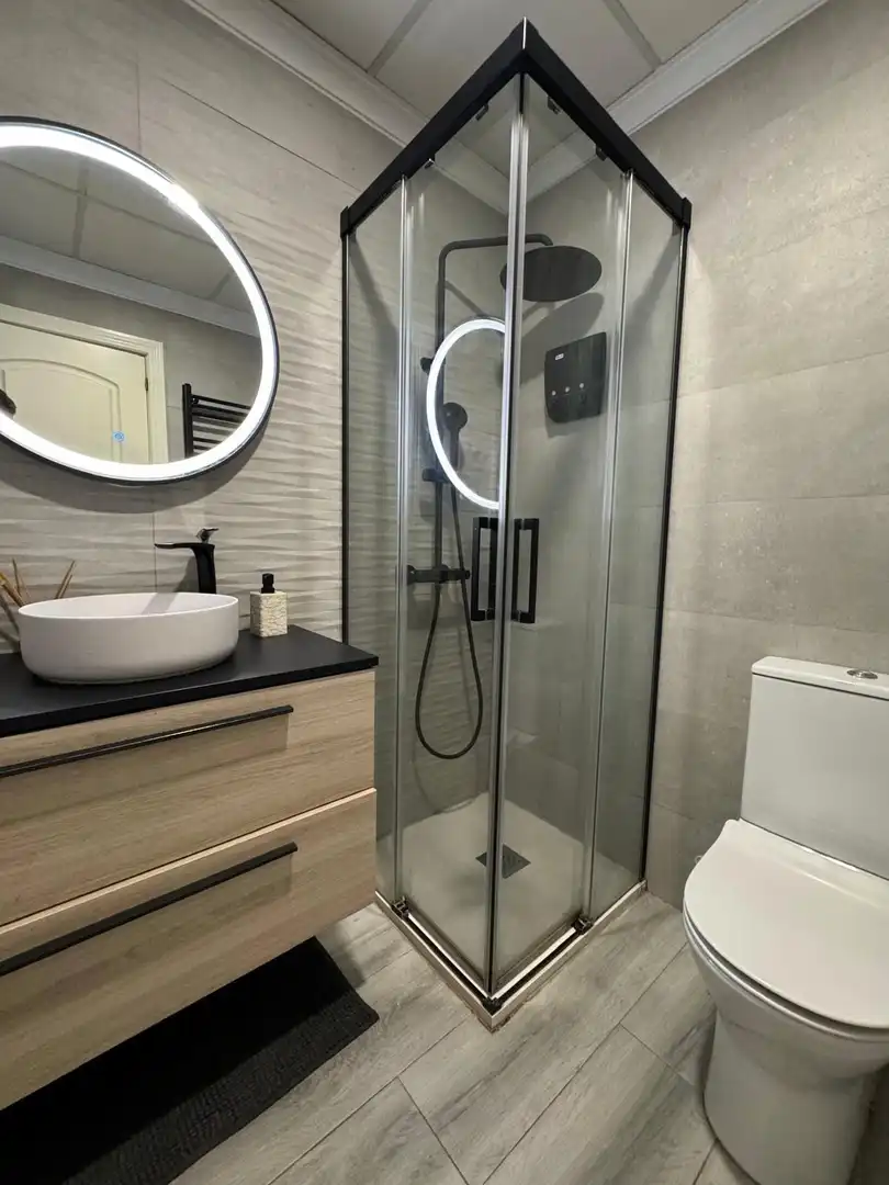 Baño de Casa o chalet en venta en Badajoz con Aire acondicionado, Jardín privado y Terraza