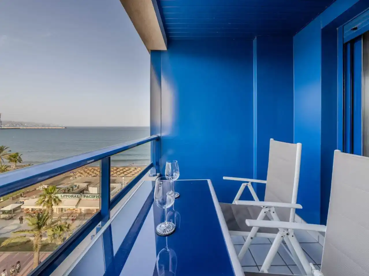 Balcony of Flat for sale in Málaga Capital  with Air Conditioner