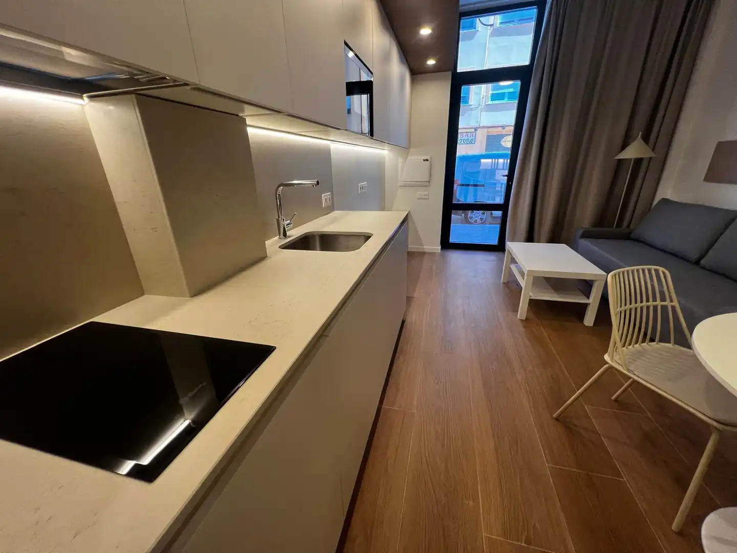Küche von Loft zur Miete in Burgos mit Heizung und Möbliert