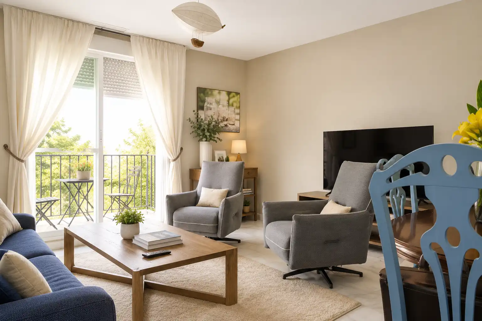 Living room of Flat for sale in Jerez de la Frontera  with Air Conditioner, Heating and Storage room