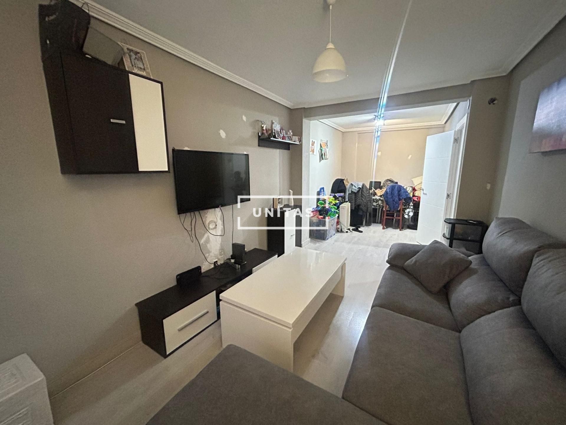 Sala de estar de Piso en venta en Alicante / Alacant con Aire acondicionado y Jardín privado