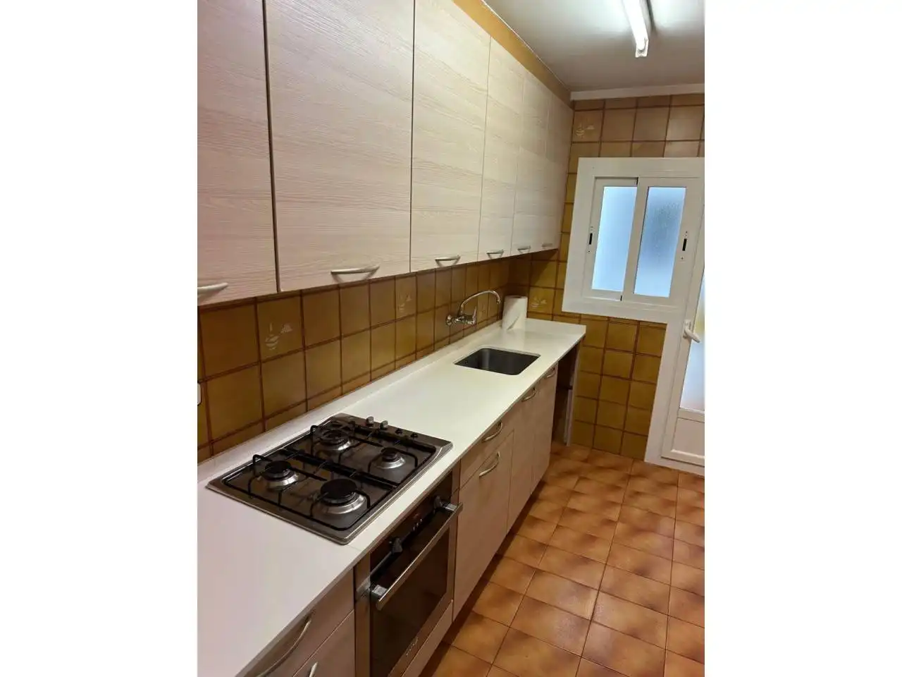 Cocina de Piso de alquiler en La Garriga con Aire acondicionado y Balcón