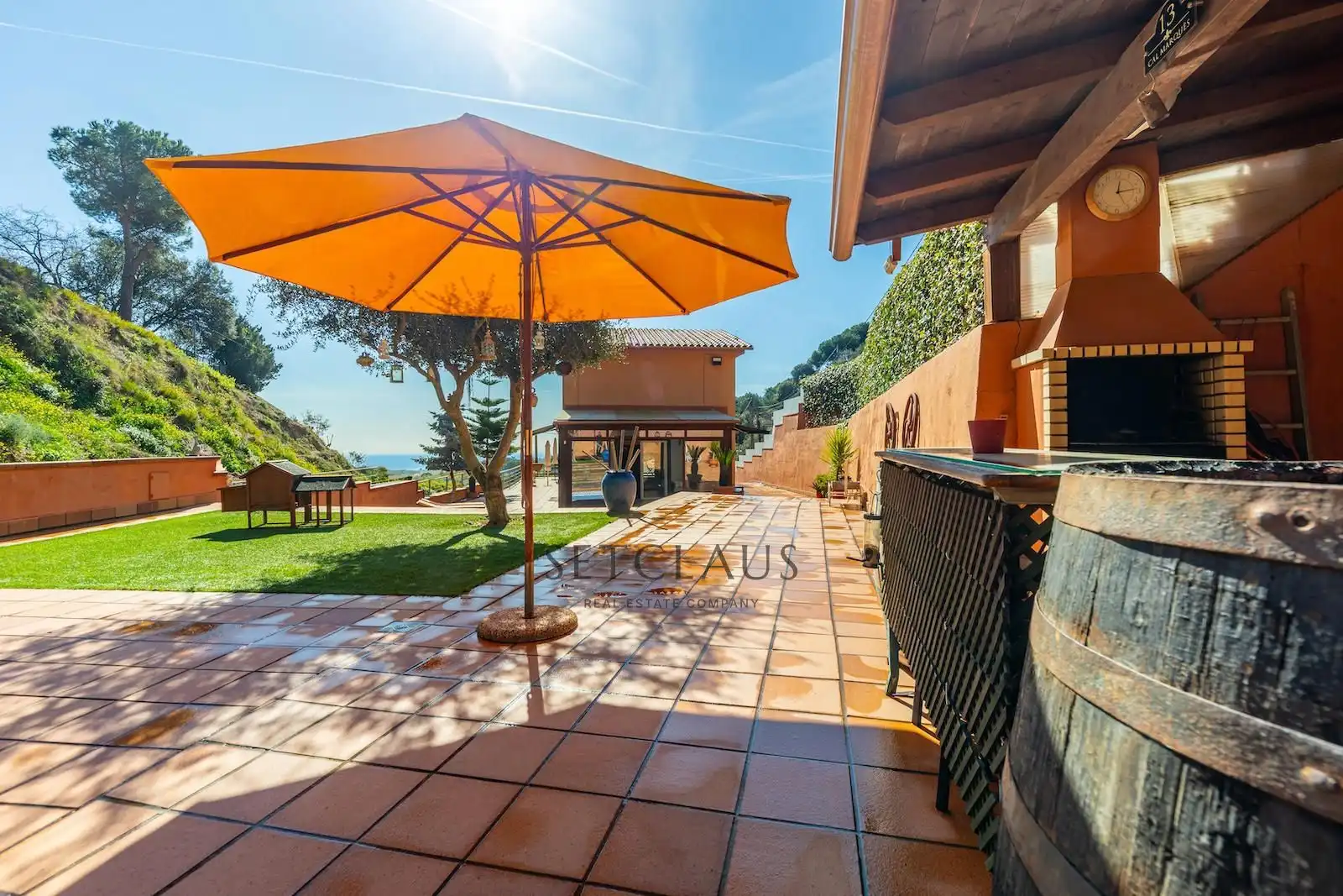 Jardín de Casa o chalet en venta en Teià con Aire acondicionado, Calefacción y Jardín privado