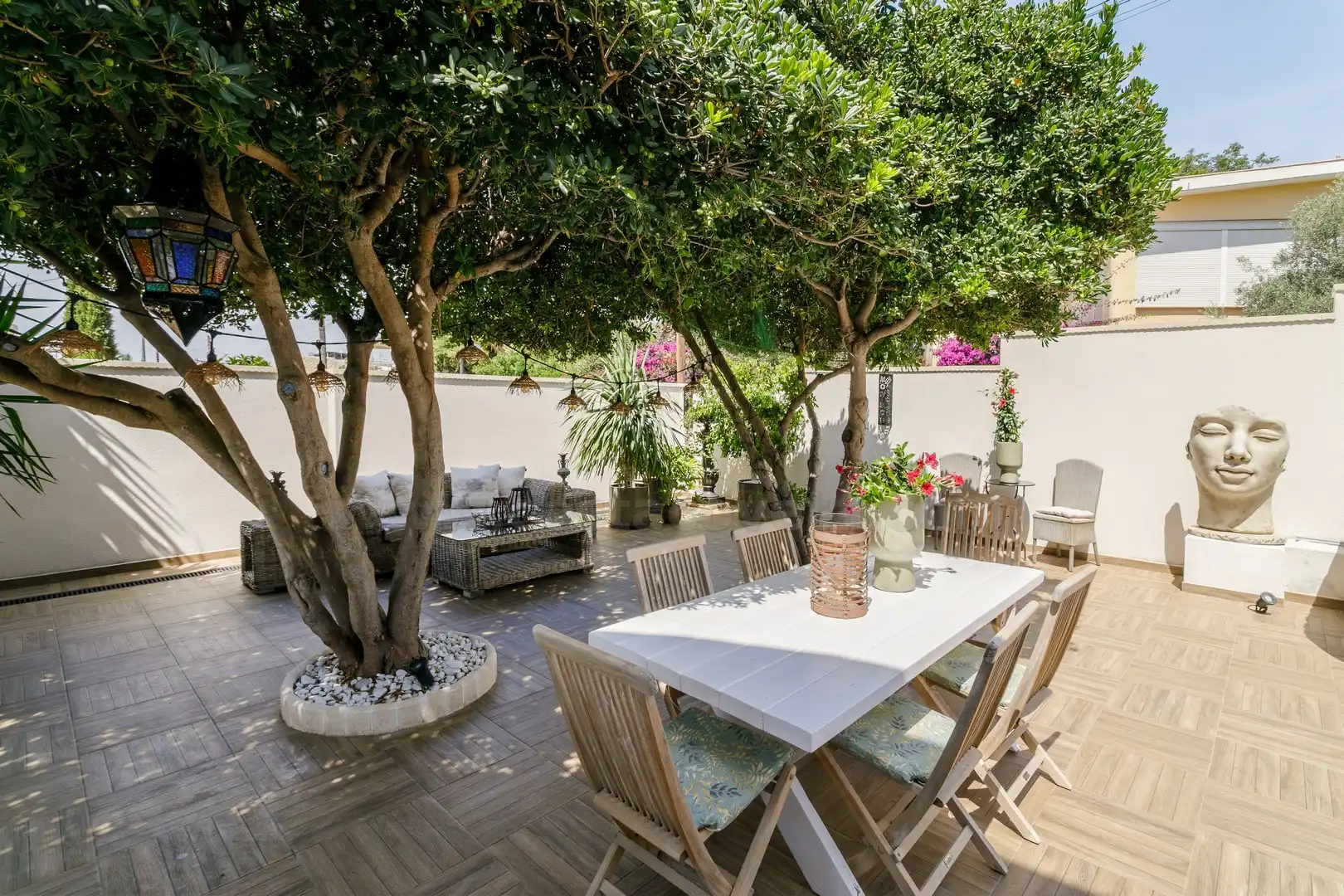 Terrassa de Casa o xalet en venda en El Campello amb Aire condicionat, Jardí privat i Terrassa