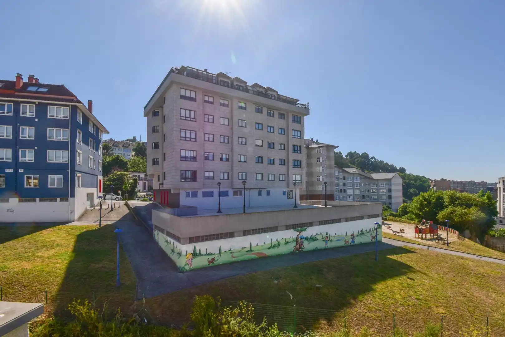 Exterior view of Flat for rent in Culleredo  with Heating, Storage room and Balcony