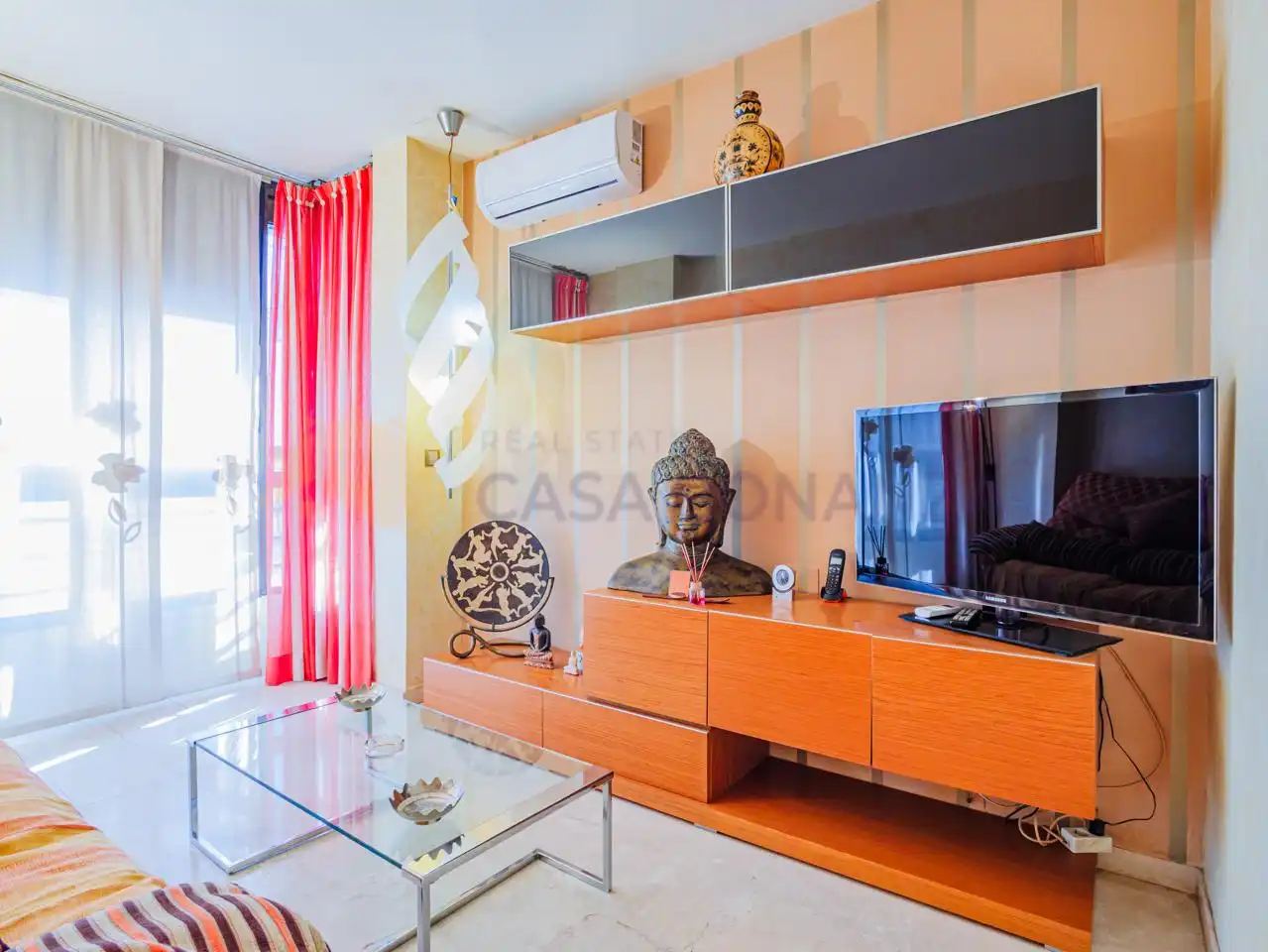 Living room of Flat for sale in Almuñécar  with Air Conditioner and Terrace
