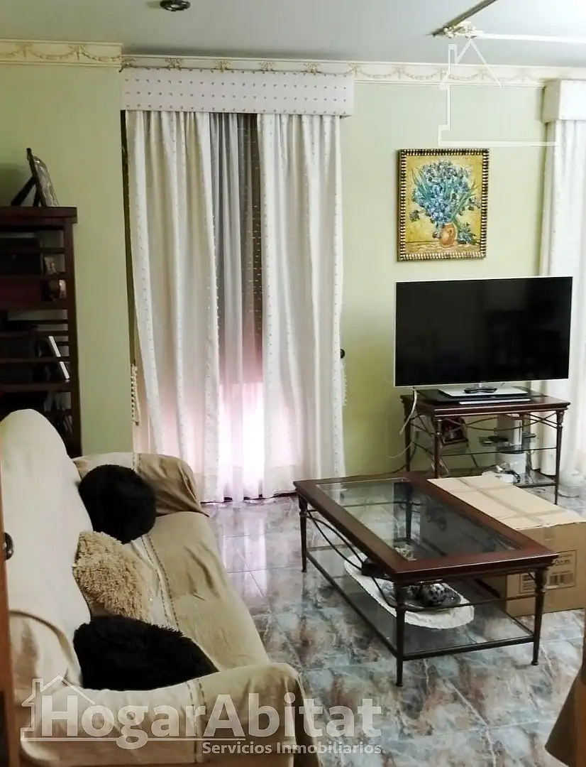 Living room of Flat for sale in Algemesí  with Air Conditioner, Heating and Terrace