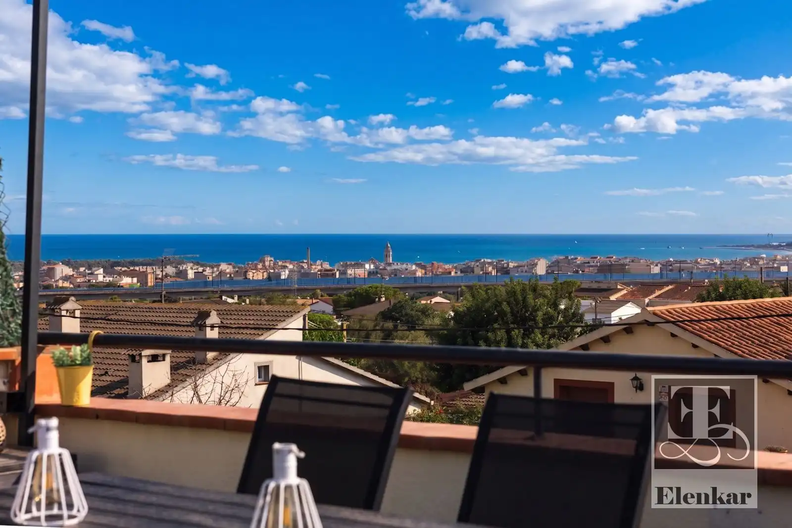 Terraza de Casa adosada en venta en Santa Oliva con Aire acondicionado, Terraza y Trastero