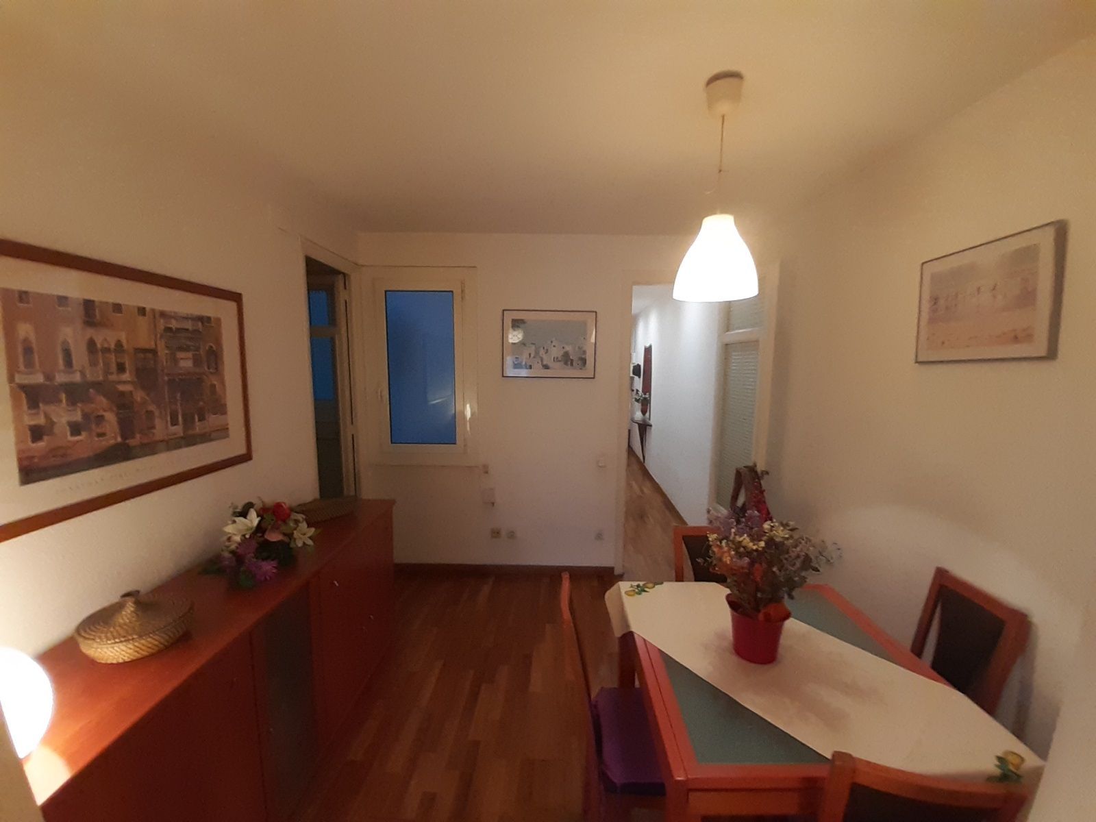 Dining room of Flat to rent in  Barcelona Capital  with Air Conditioner, Heating and Terrace