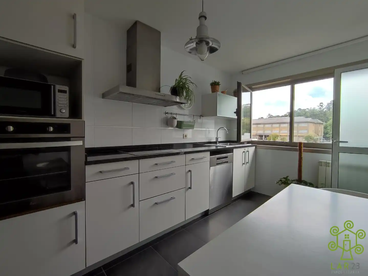 Kitchen of Flat for rent in Oleiros  with Heating, Parquet flooring and Furnished