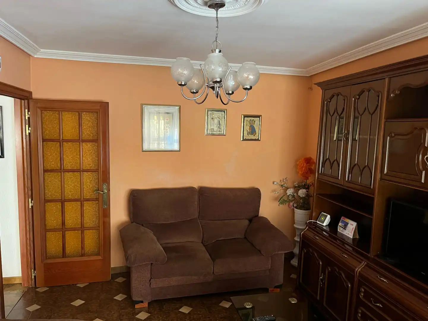 Wohnzimmer von Dachboden zum Verkauf in Monzón de Campos mit Heizung, Abstellraum und Möbliert