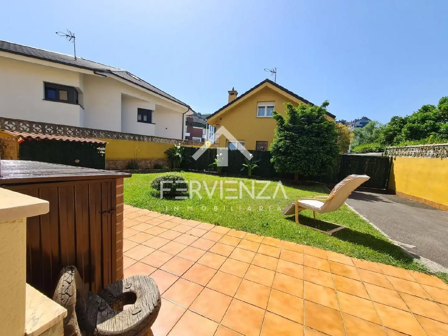 Jardín de Casa o chalet en venta en Castrillón
