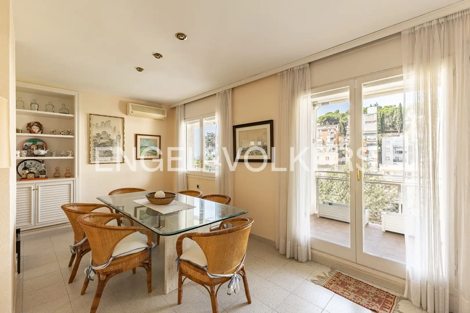 Dining room of Flat for sale in Caldes d'Estrac  with Air Conditioner, Heating and Private garden