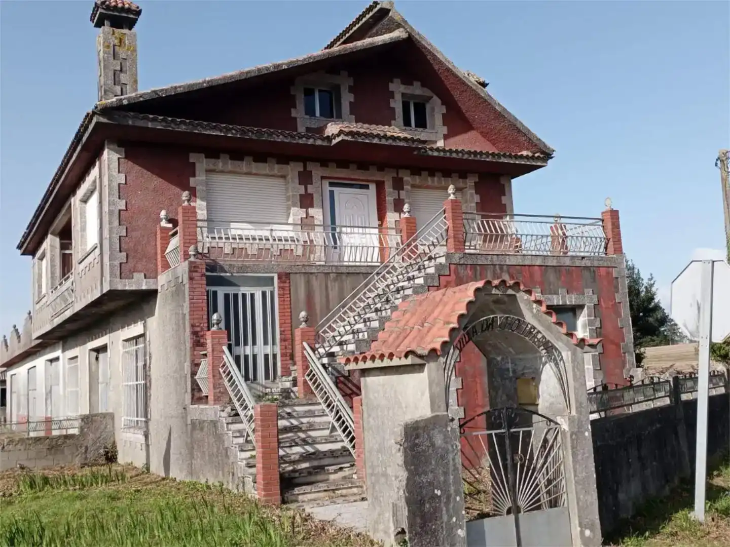 Vista exterior de Casa o xalet en venda en Santa Comba