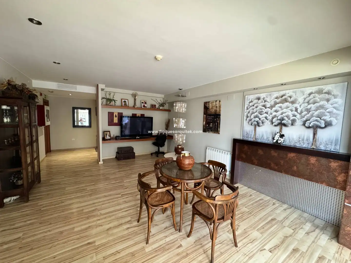 Sala d'estar de Casa o xalet en venda en Binéfar amb Aire condicionat, Calefacció i Jardí privat