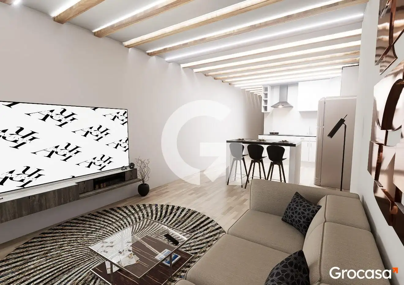Living room of Flat for sale in Sagunto / Sagunt  with Heating and Oven